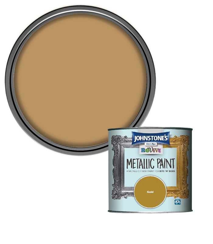 Johnstones Revive Metallic Furniture Paint - Gold - 375ml
