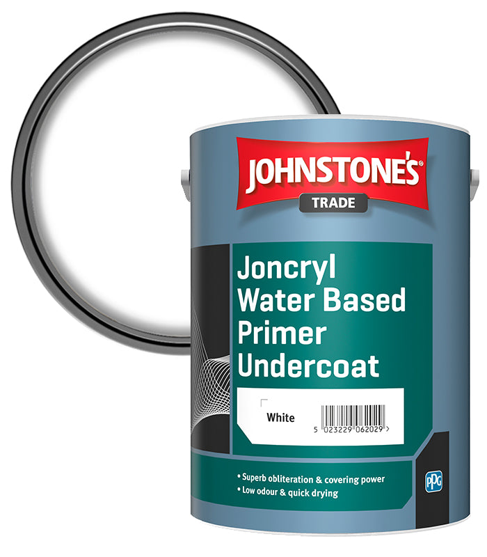 Johnstones Trade Joncryl Water Based Primer Undercoat - White - 5 Litre