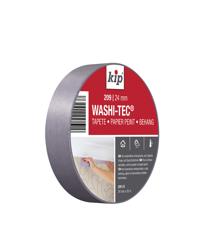 Kip Premium Low Tack Washi-Tec Wallpaper Masking Tape 209 - 24mm x 50m