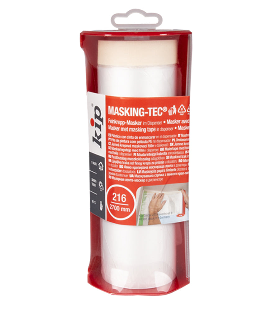 Kip Plastic Masker and Dispenser - 8.5cm x 21cm - Drop 2700mm