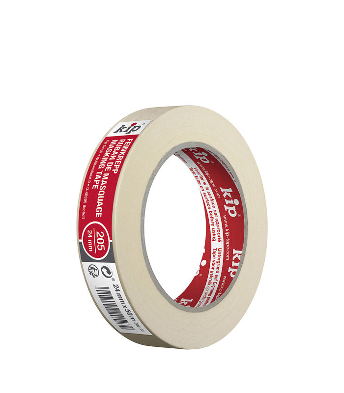 Kip Premium Indoor 5 Day Masking Tape Crepe 205 - 24mm x 50m