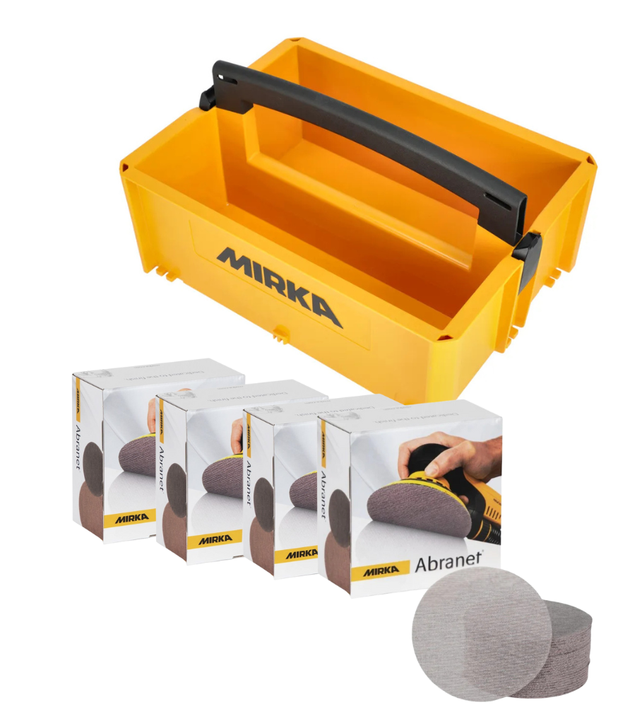 Mirka Toolbox & Abranet Bundle - 5 Piece Set