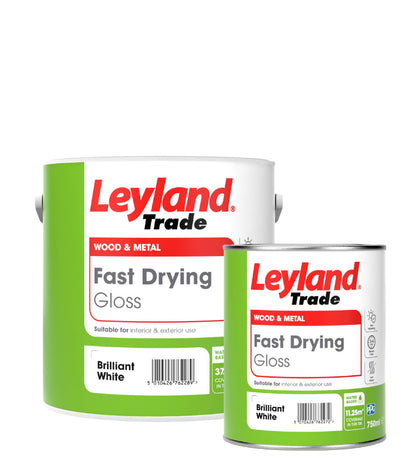 Leyland Trade Fast Drying Gloss Paint - Brilliant White