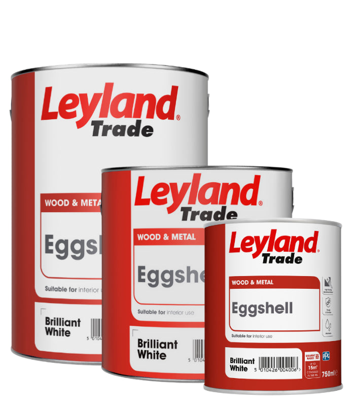 Leyland Trade Oil Based Eggshell Paint - Brilliant White