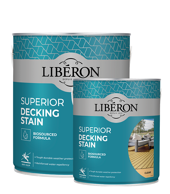 Liberon Superior Decking Stain - All Sizes - All Colours