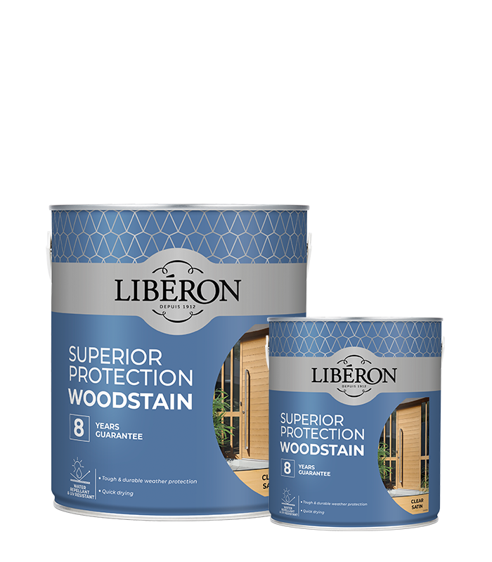Liberon High Protection Woodstain - Satin - All Sizes - All Colours