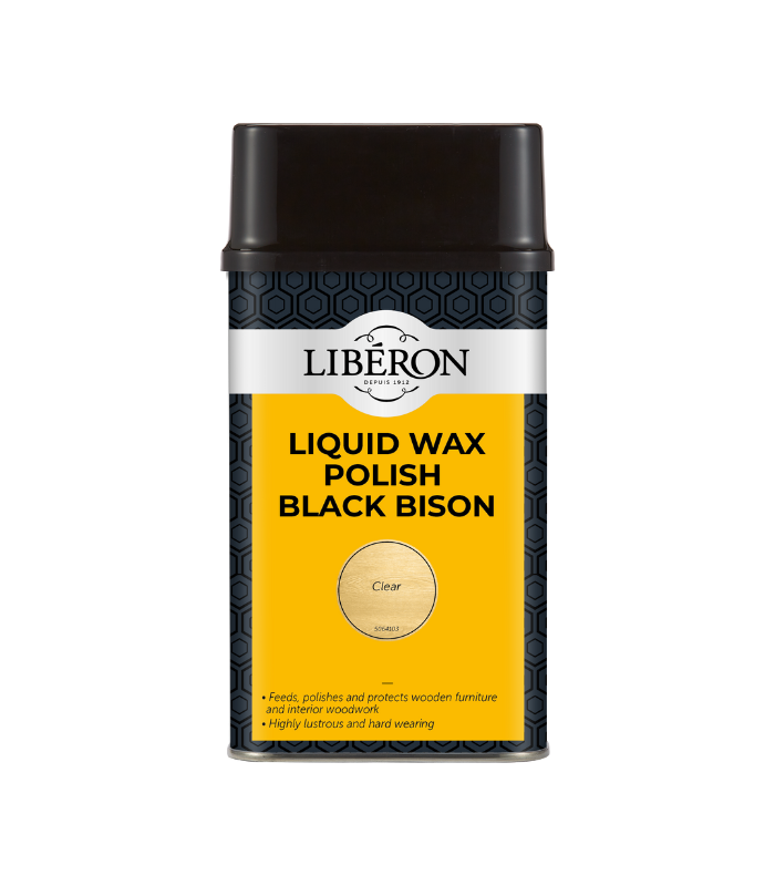 Liberon Liquid Wax Polish Black Bison - Clear - 500ml