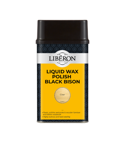 Liberon Liquid Wax Polish Black Bison - Clear - 500ml