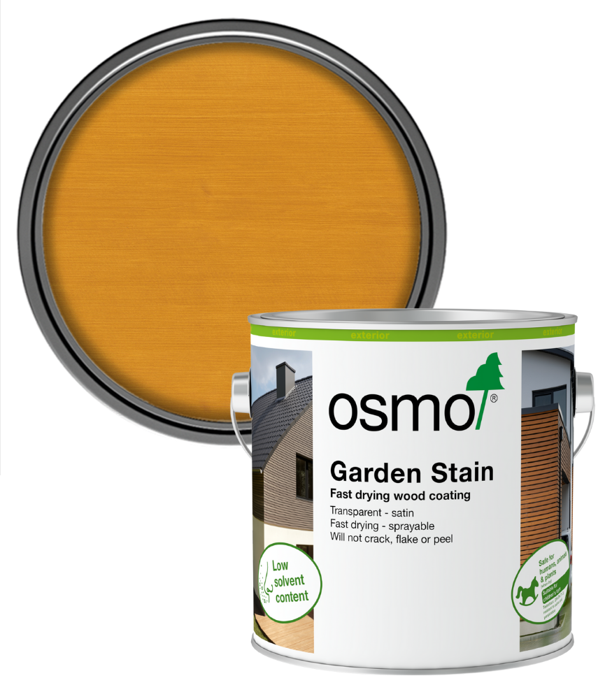 Osmo Garden Stain Satin - Light Oak - 2.5L