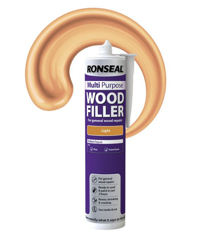 Ronseal Multi Purpose Wood Filler - Light - 310ml - Cartridge