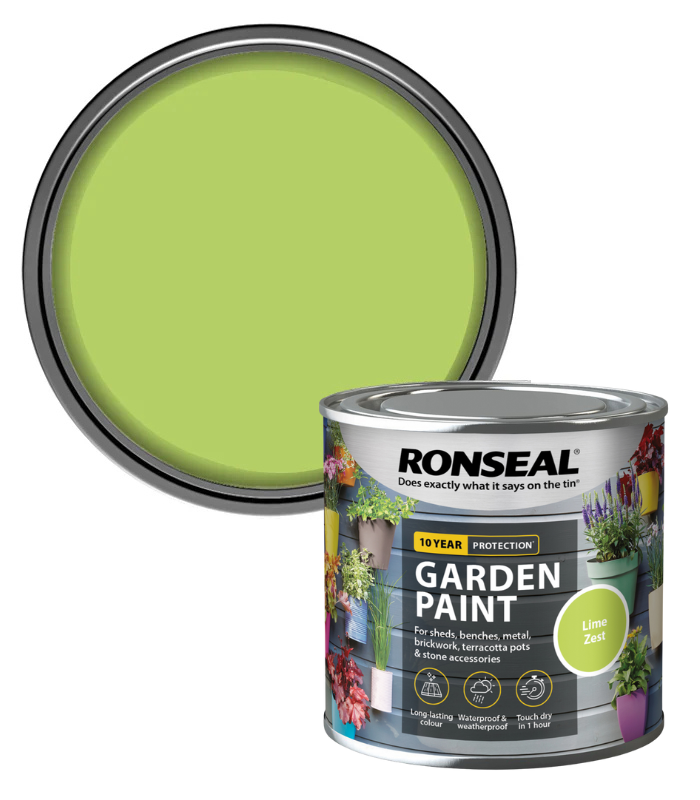 Ronseal Garden Paint - Lime Zest - 250ml