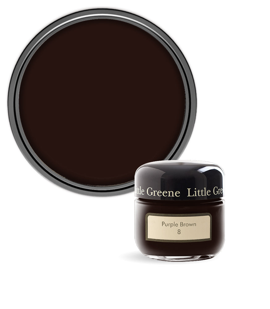 Little Greene Absolute Matt Emulsion Sample Pot - Purple Brown 8 - 60ml