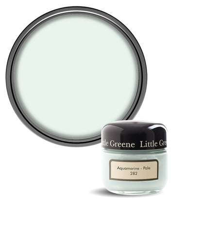 Little Greene Absolute Matt Emulsion Sample Pot - Aquamarine - Pale 282 - 60ml