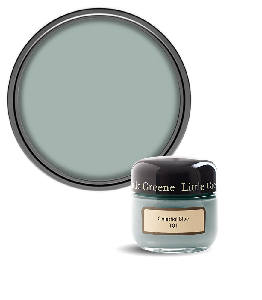 Little Greene Absolute Matt Emulsion Sample Pot - Celestial Blue 101 - 60ml