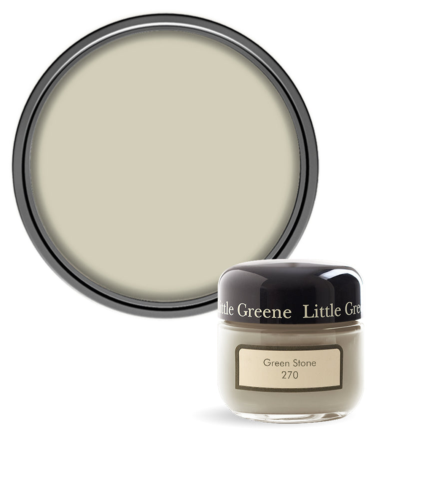 Little Greene Absolute Matt Emulsion Sample Pot - Green Stone 270 - 60ml
