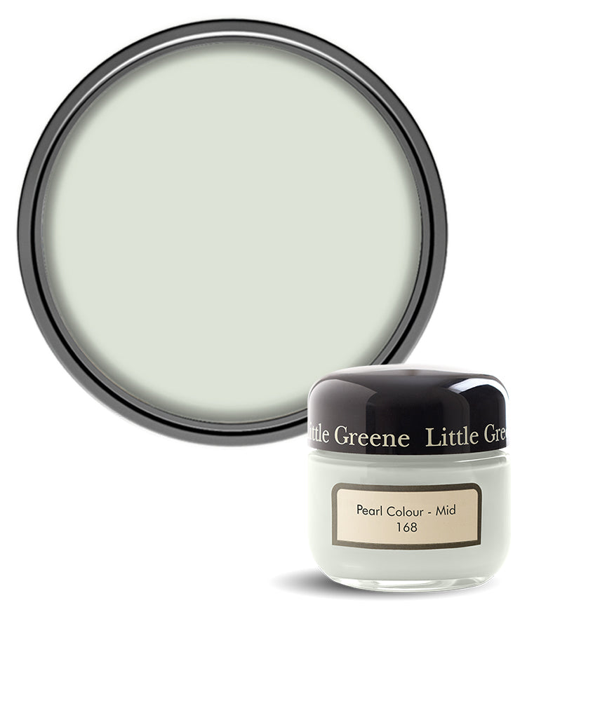 Little Greene Absolute Matt Emulsion Sample Pot - Pearl Colour - Mid 168 - 60ml