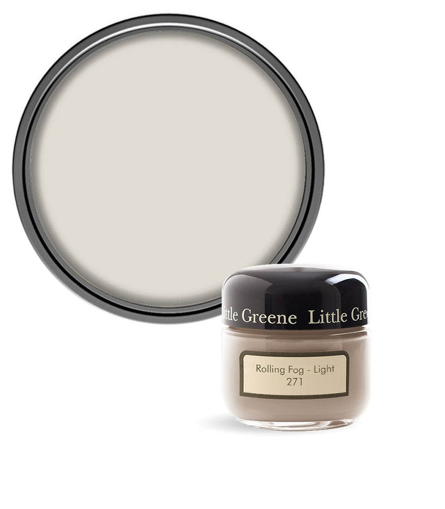Little Greene Absolute Matt Emulsion Sample Pot - Rolling Fog - Light 271 - 60ml