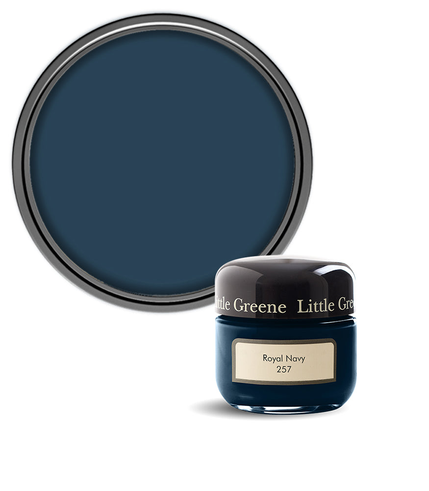 Little Greene Absolute Matt Emulsion Sample Pot - Royal Navy 257 - 60ml