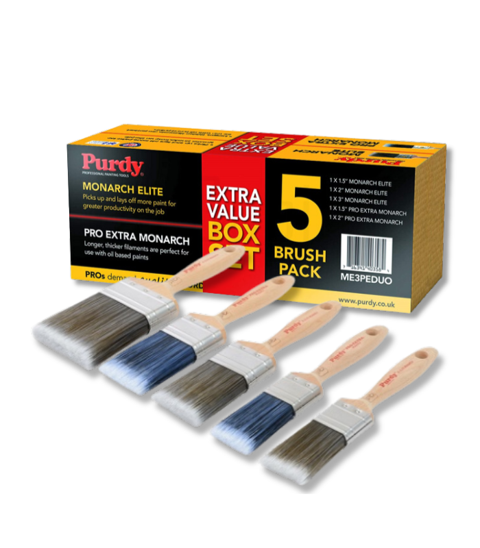 Purdy Monarch Elite and Pro Extra Brush Set