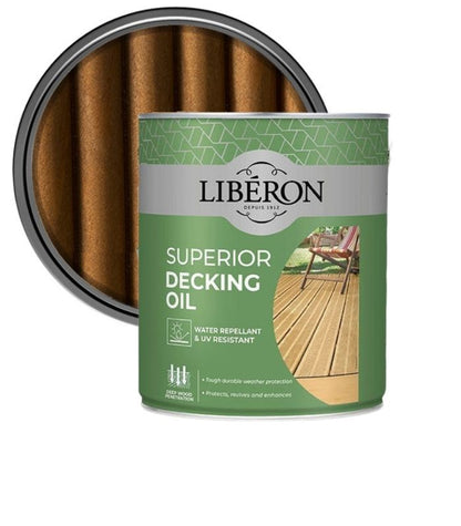 Liberon Superior Decking Oil - Medium Oak - 5 Litre