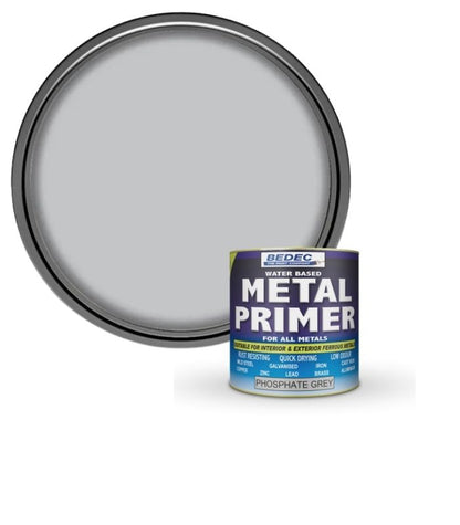 Bedec All Metals Primer Paint - Phosphate Grey - 250ml