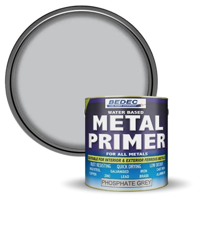 Bedec All Metals Primer Paint - Phosphate Grey - 750ml