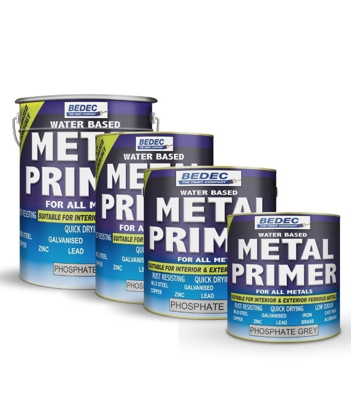 Bedec All Metals Primer Paint - Phosphate Grey