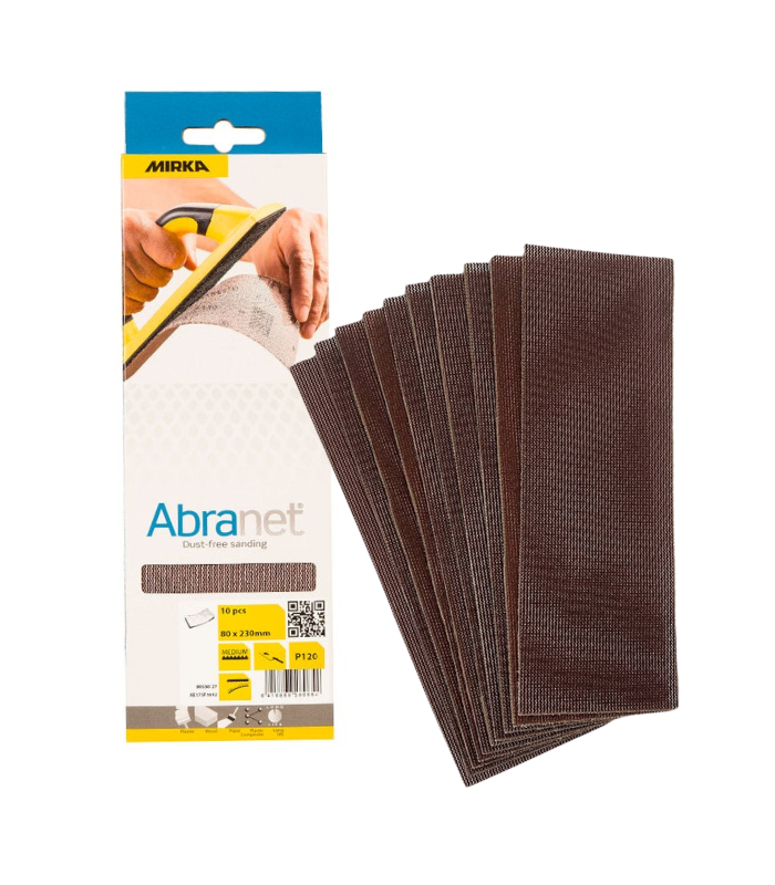 Mirka Abranet 80 x 230mm Handy Grip Strips - 10 pack