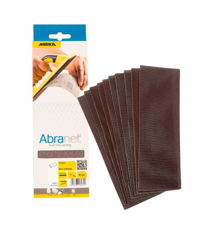 Mirka® Abranet 80 x 230mm Handy Grip Strips - 10 pack
