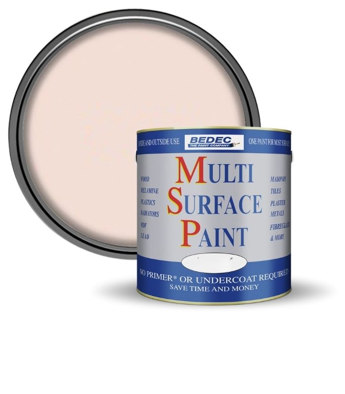 Bedec Multi Surface Paint - Gloss - Blush - 2.5L