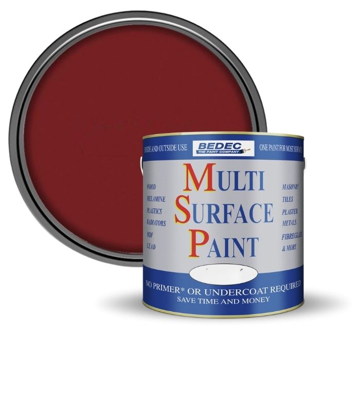 Bedec Multi Surface Paint - Gloss - Claret - 2.5L