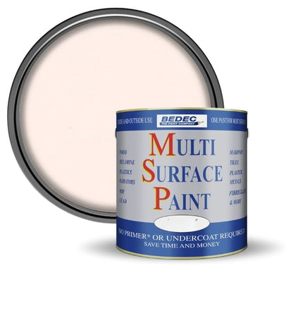Bedec Multi Surface Paint - Gloss - Soft Pink - 2.5L
