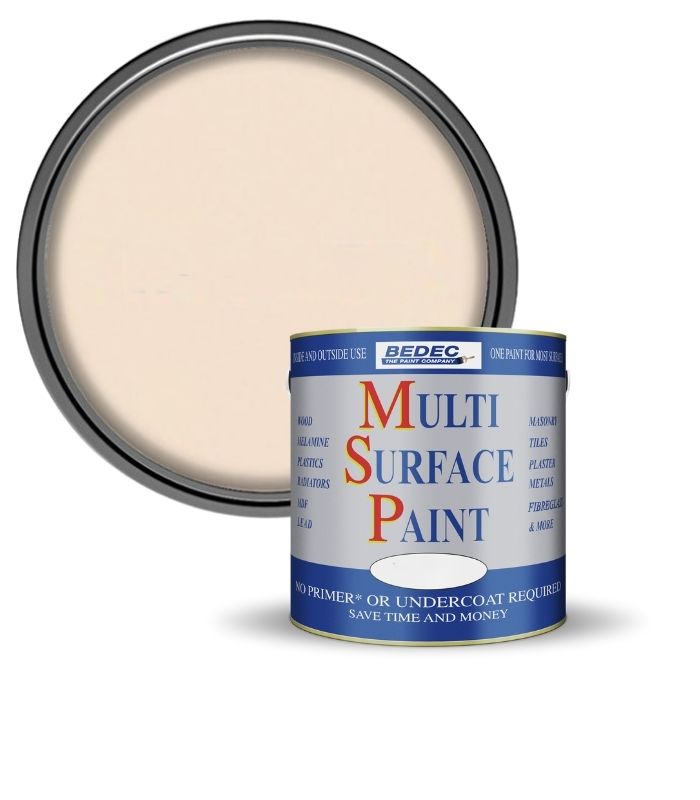 Bedec Multi Surface Paint - Gloss - Parchment - 750ml