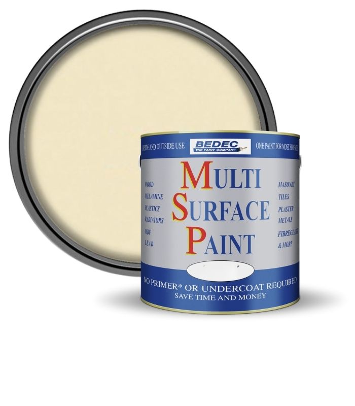 Bedec Multi Surface Paint - Gloss - Stone - 2.5L