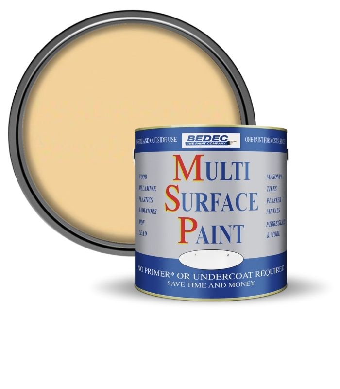 Bedec Multi Surface Paint - Gloss - Butterscotch - 2.5L
