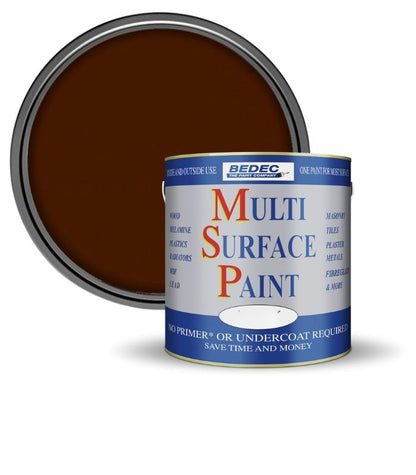 Bedec Multi Surface Paint - Gloss - Chocolate - 2.5L