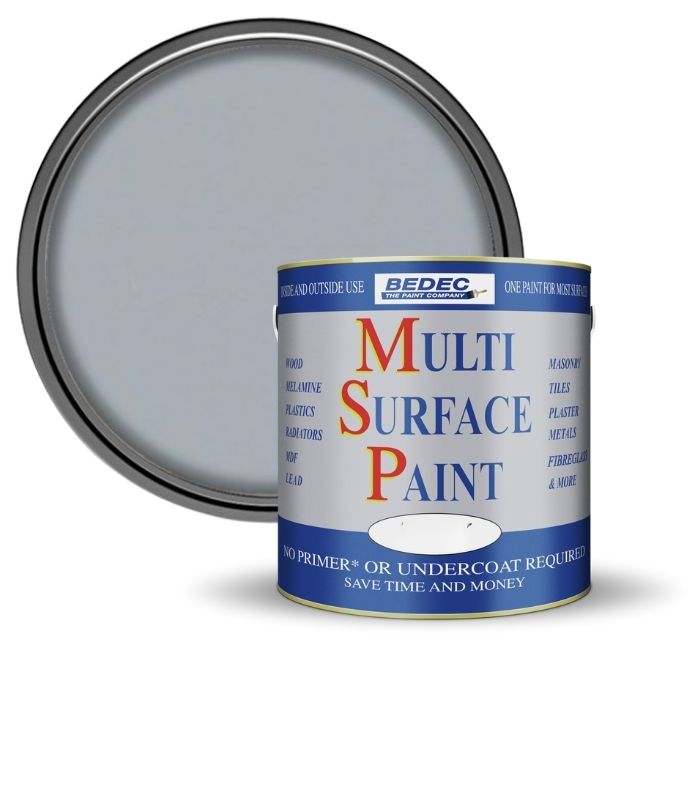 Bedec Multi Surface Paint - Gloss - Light Grey - 2.5L