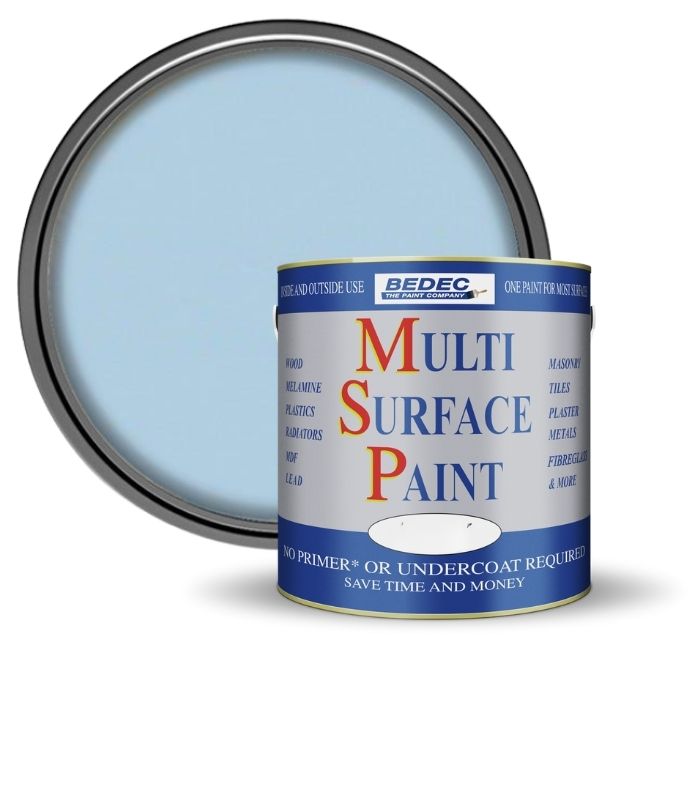 Bedec Multi Surface Paint - Gloss - Powder Blue - 2.5L
