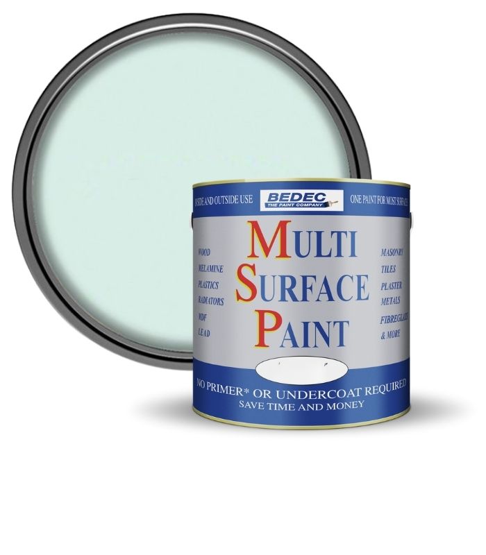 Bedec Multi Surface Paint - Gloss - Soft Mint - 2.5L