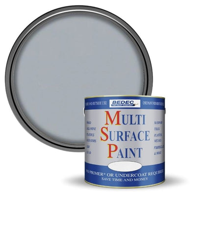 Bedec Multi Surface Paint - Gloss - Light Grey - 750ml