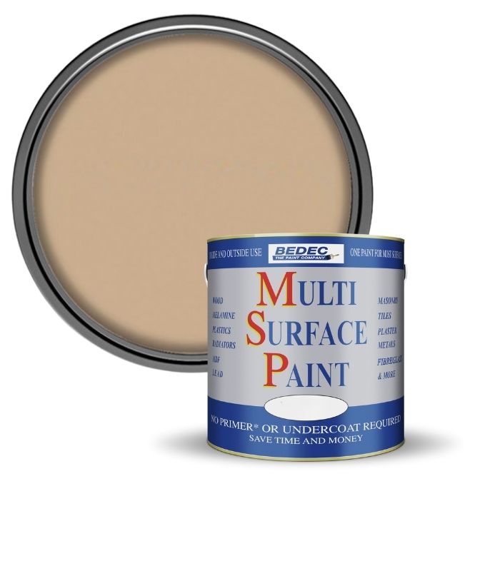 Bedec Multi Surface Paint - Gloss - Mushroom - 750ml