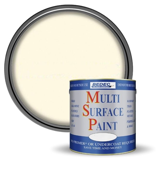 Bedec Multi Surface Paint - Gloss - Regency White - 750ml