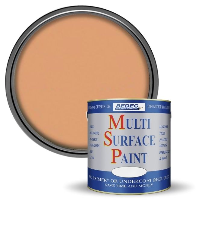 Bedec Multi Surface Paint - Gloss - Soft Clay - 750ml