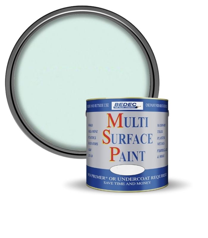 Bedec Multi Surface Paint - Gloss - Soft Mint - 750ml