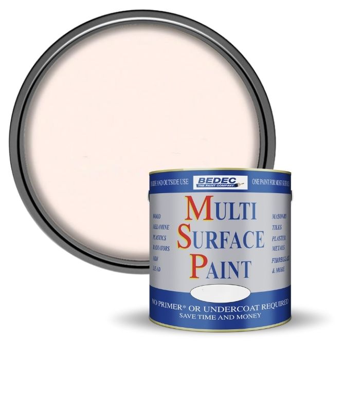 Bedec Multi Surface Paint - Gloss - Soft Pink - 750ml