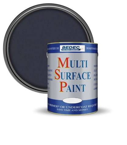 Bedec Multi Surface Paint - Gloss - Anthracite - 5 Litre