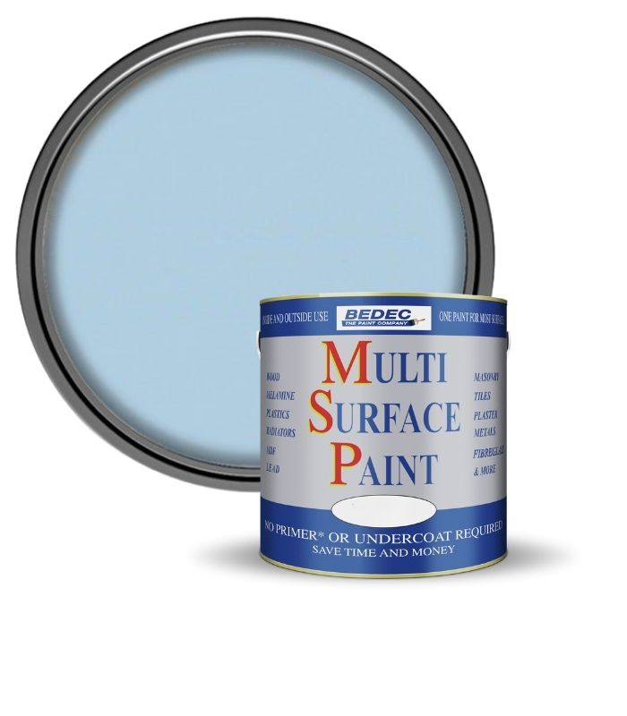 Bedec Multi Surface Paint - Gloss - Powder Blue - 750ml