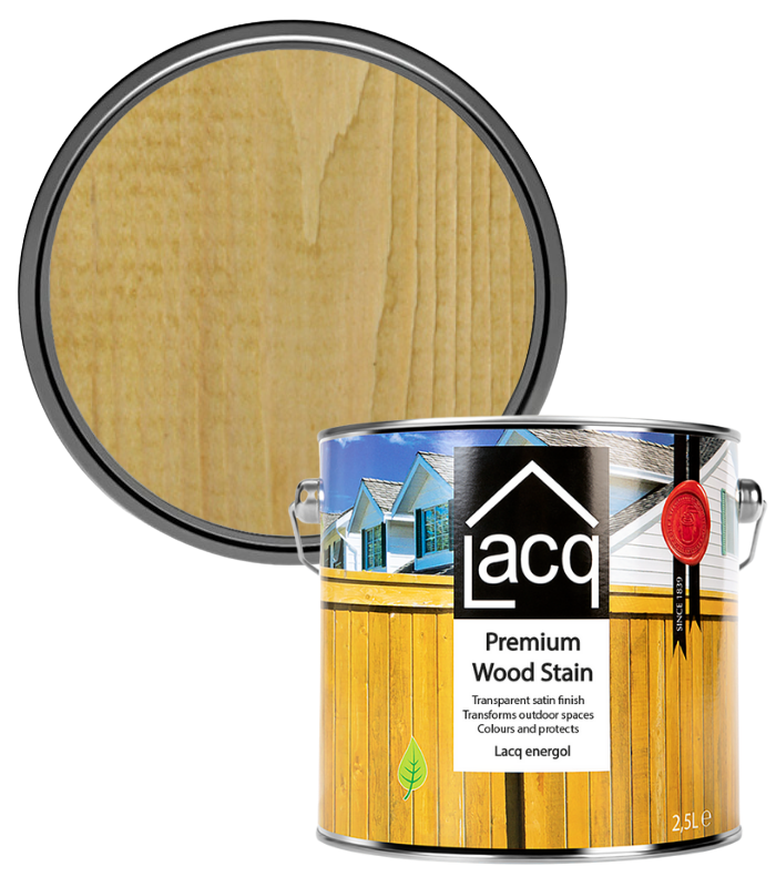 Lacq Energol Premium Wood Stain - Natural - 2.5 Litre
