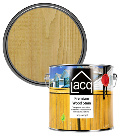 Lacq Energol Premium Wood Stain - Natural - 2.5 Litre