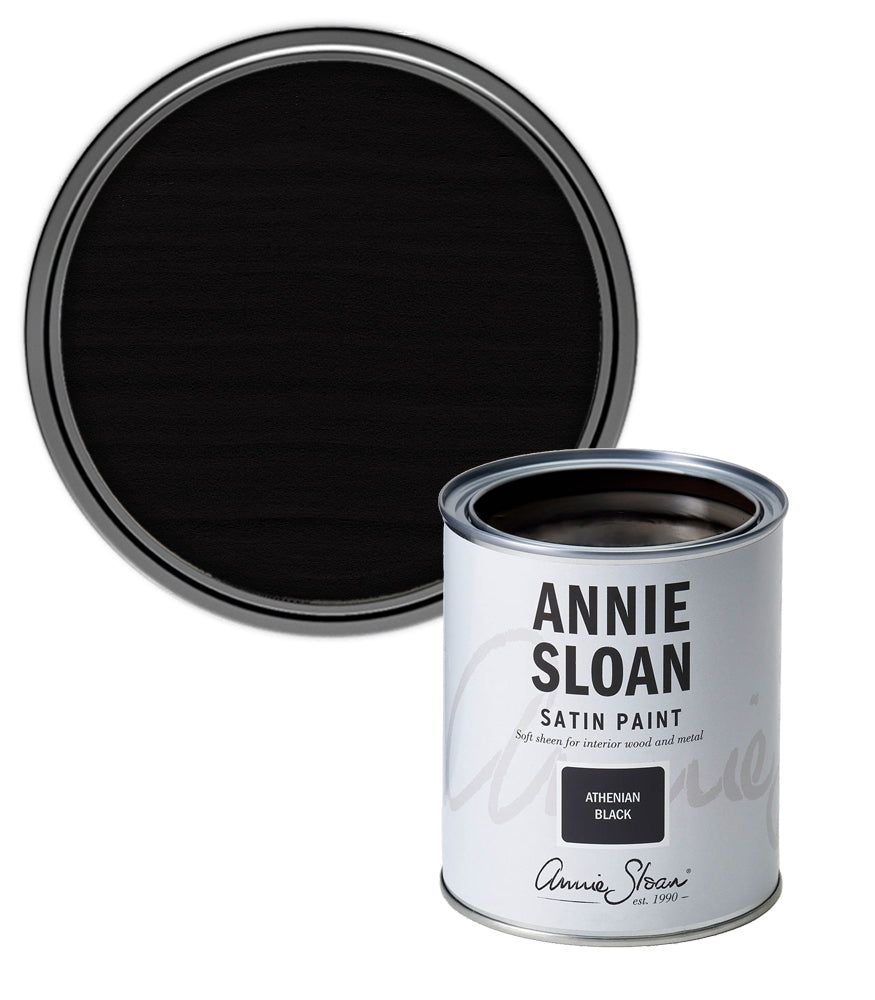 Annie Sloan Satin Paint - 750ml - Athenian Black